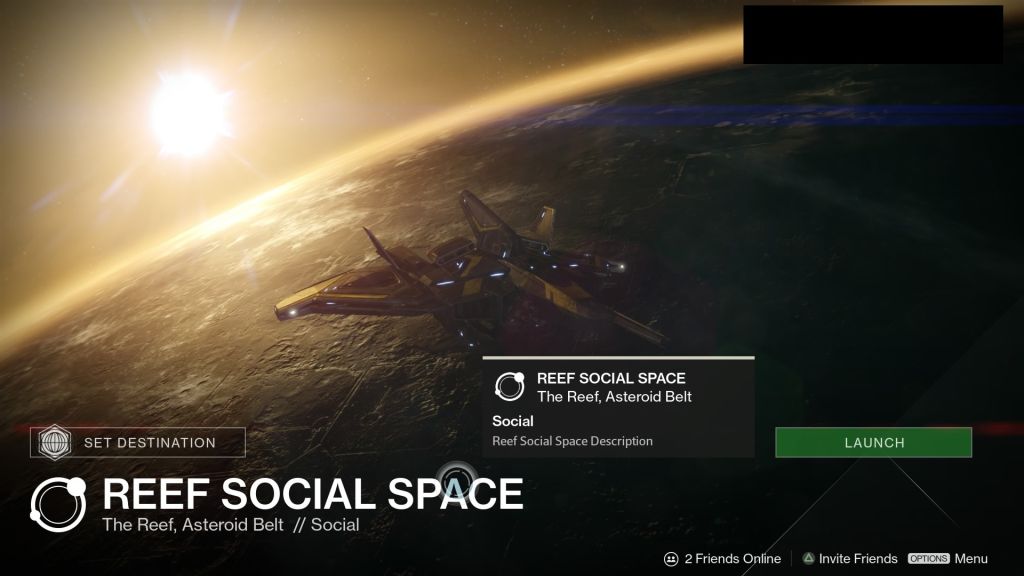 Destiny : des images leakées de The Reef, l’espace social
