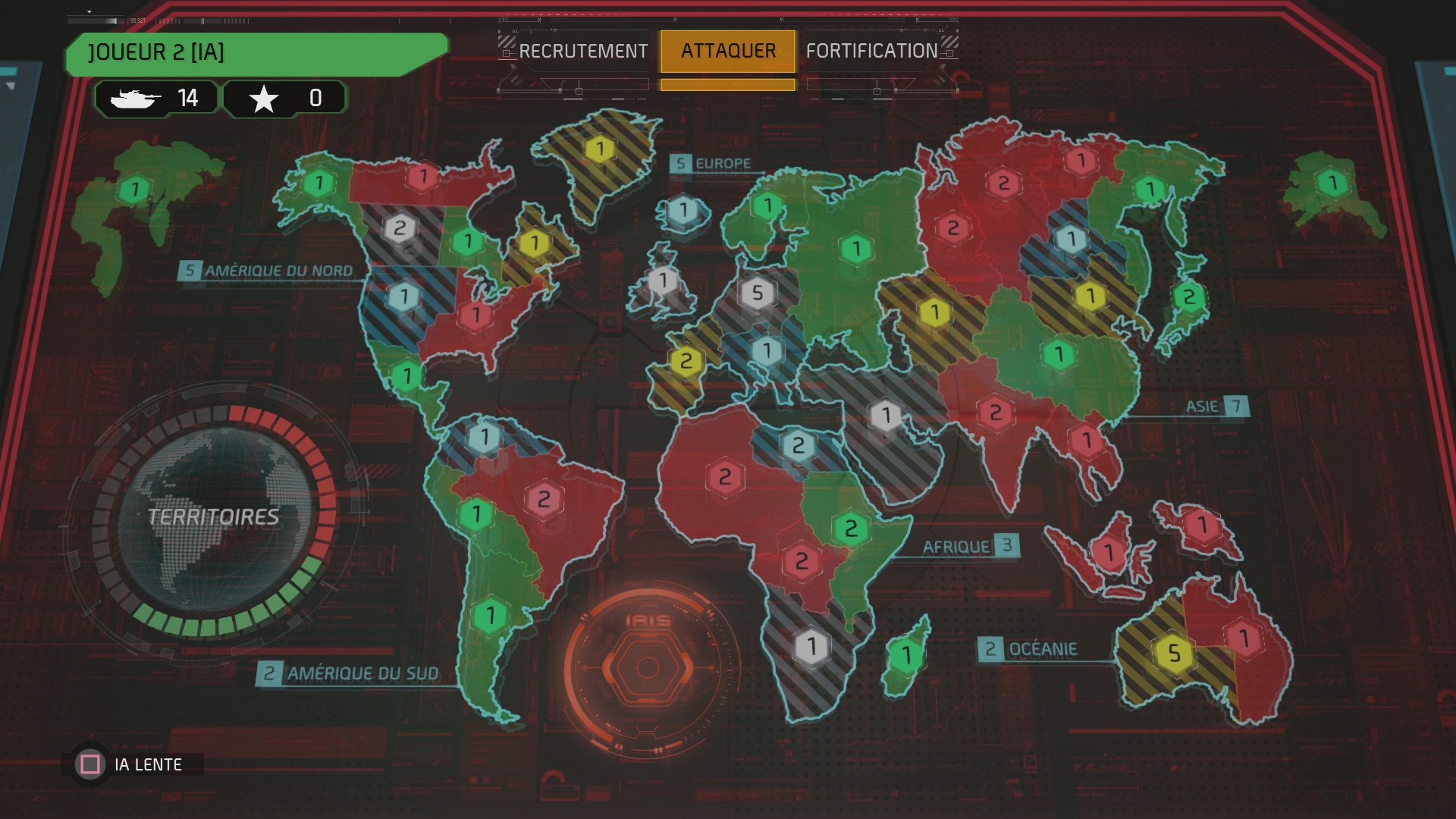 La carte de Risk qu'on ne présente plus.
