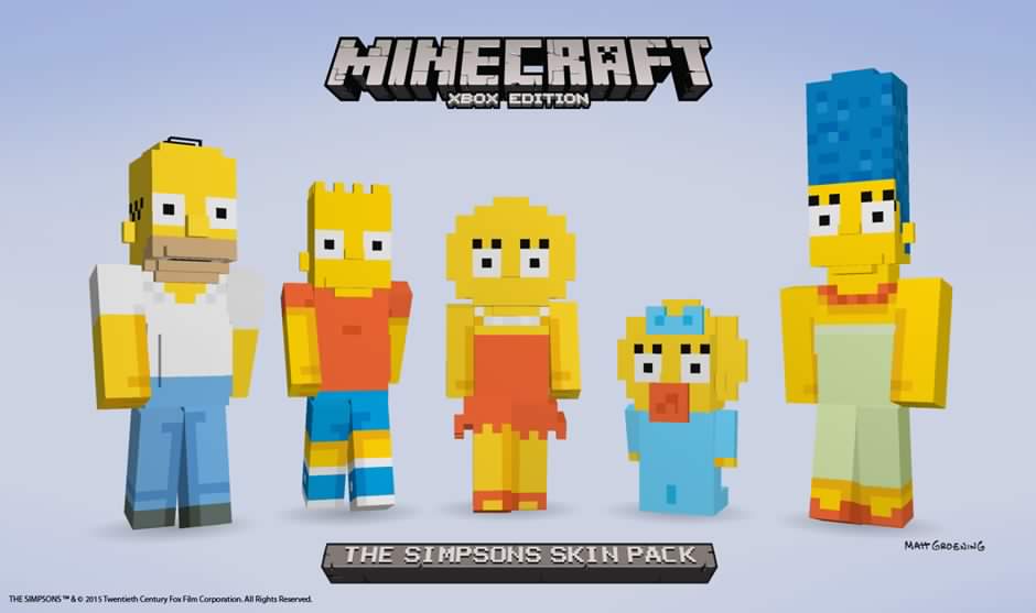 Vidéo : l&rsquo;intro des Simpsons recréée dans Minecraft