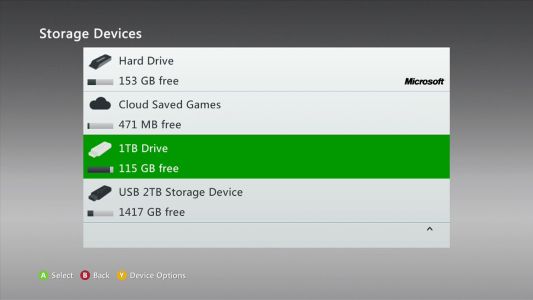 News : Xbox 360 : mises à jour système et disque dur de 2To en USB