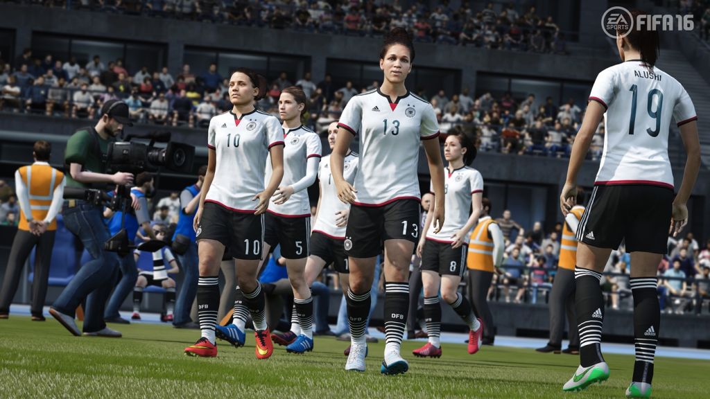 Fifa 16 : les joueuses et la motion capture