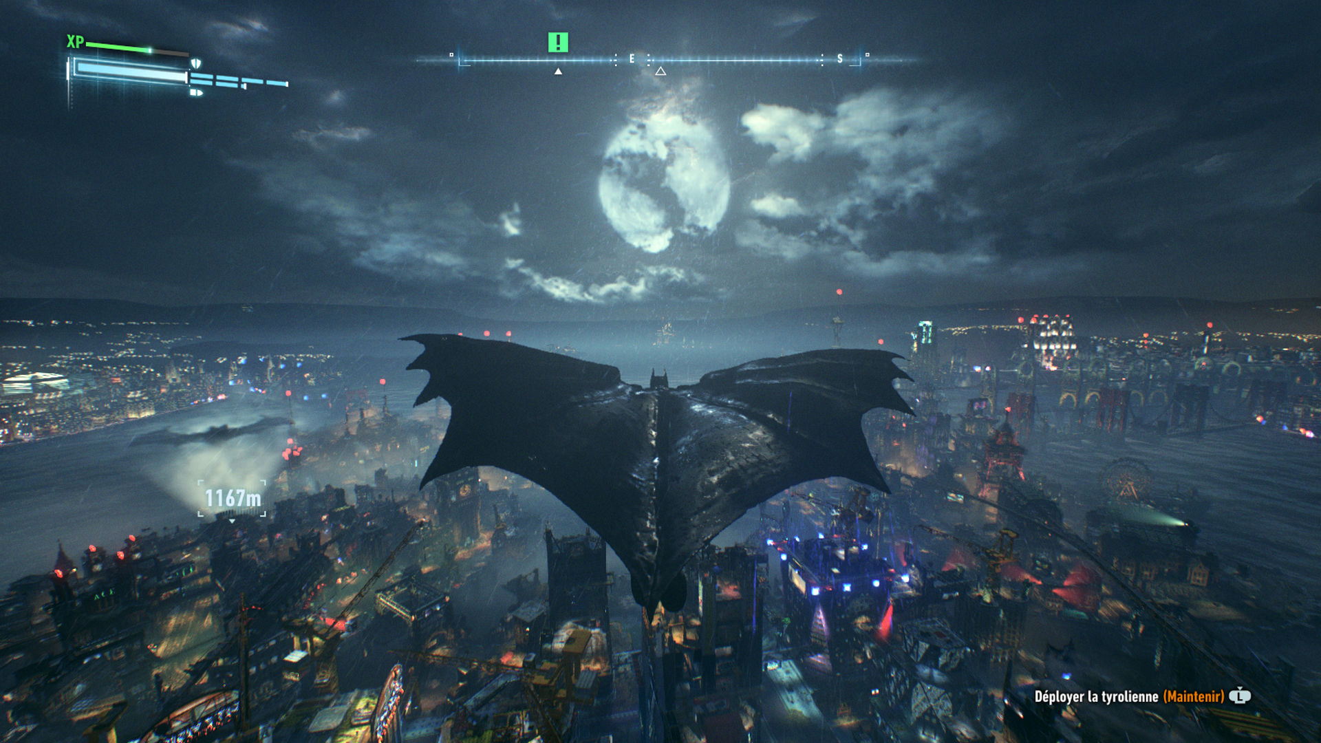 Gotham est vaste et détaillé.