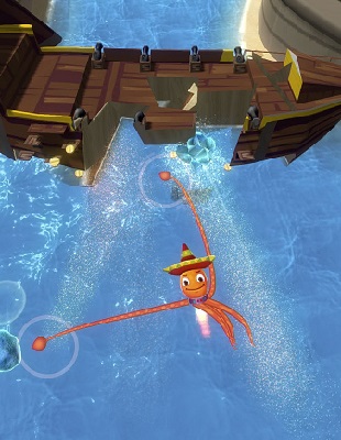 Jeu : Squid Hero for Kinect