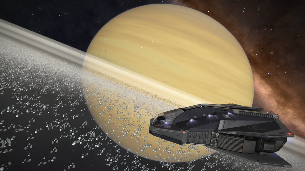 Saturne et ses anneaux
