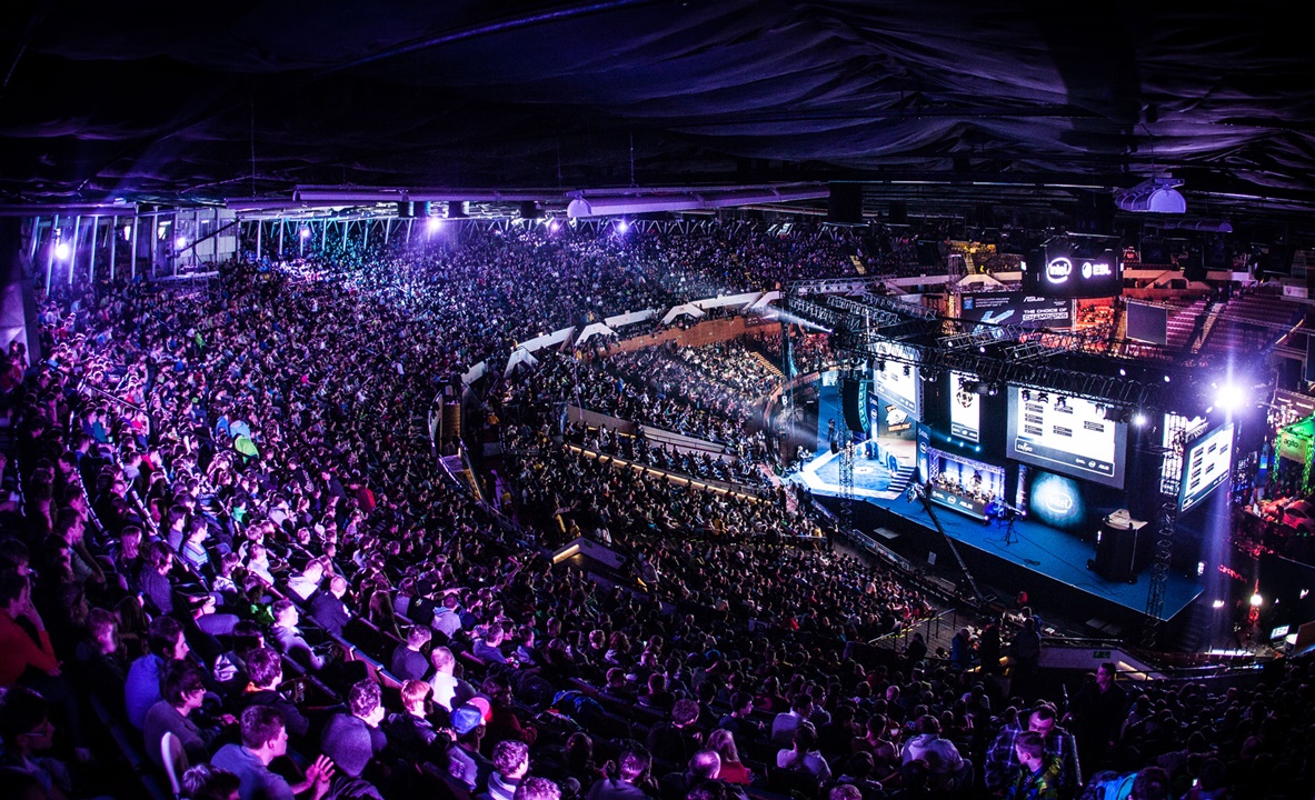 Voici le genre de décors lors d'un tournoi organisé par l'ESL