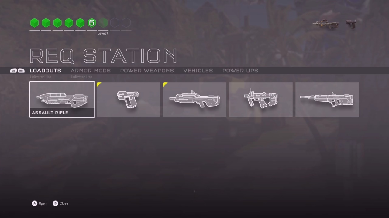 Le BR, SMG et DMR se déverrouillent après un certain niveau...