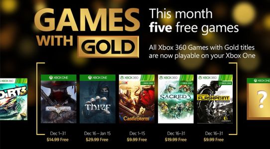 News : Xbox Live : les jeux gratuits Xbox One et Xbox 360 de décembre 2015