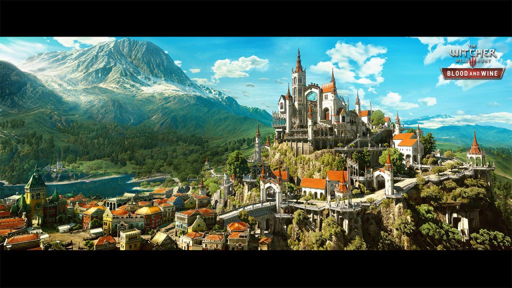 The Witcher 3 Blood & Wine présente deux images bien colorées
