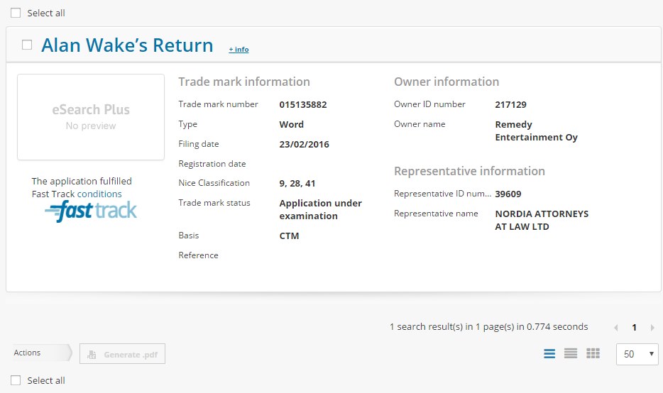 Alan Wake’s Return enregistré par Remedy, qu’est-ce que c’est ?
