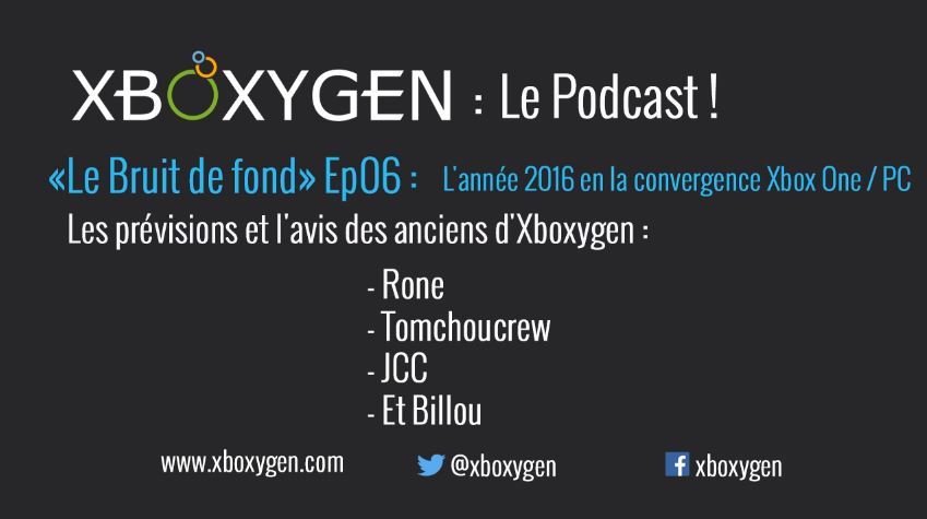 Podcast – Le Bruit de Fond Ep06 : la convergence Xbox One / PC