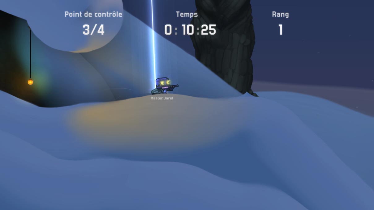 Les niveaux bonus de course sont les seuls moments où Cobalt ne risque pas de mourir...