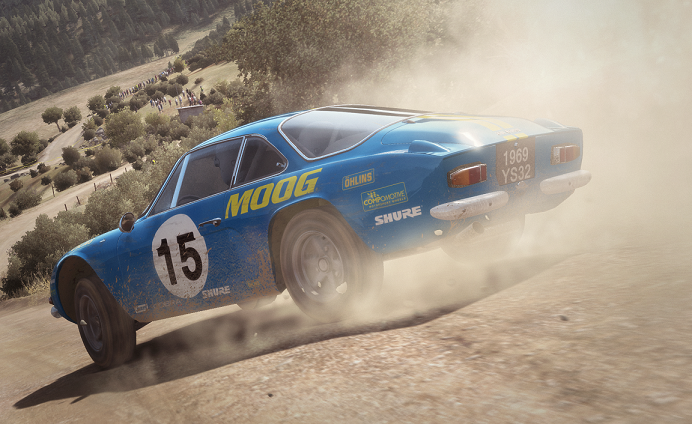 Tout en glisse sur la terre en Alpine A110