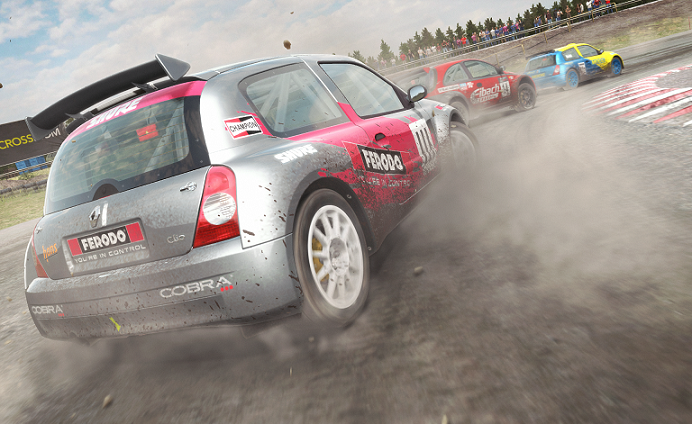 En Rallycross ça frotte du pare-choc