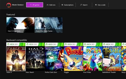 News : Mise à jour Xbox One : l’achat de jeux 360 rétrocompatibles dispo