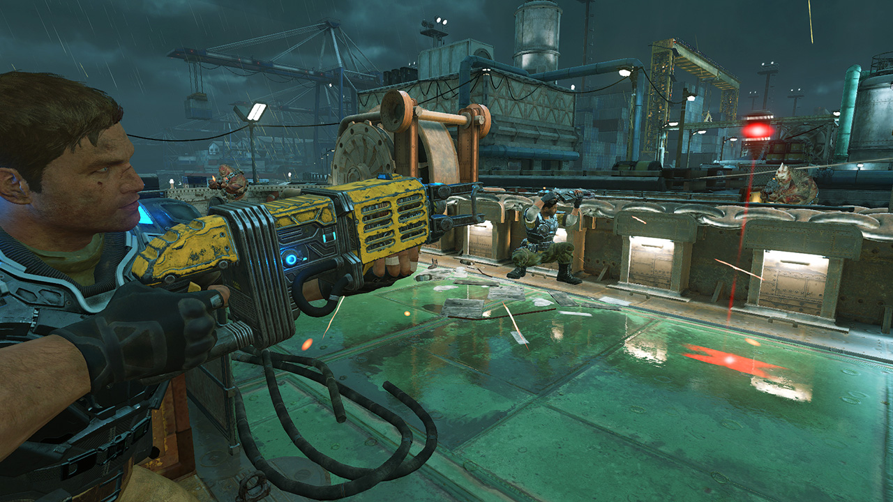Le Dropshot est l'une des nouvelles armes du jeu
