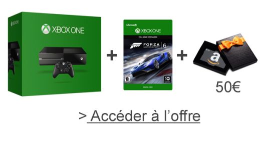 News : [Bon Plan] Xbox One + Forza 6 + carte cadeau 50€ pour 299€
