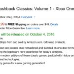 Atari Flashback Classics listé sur Amazon
