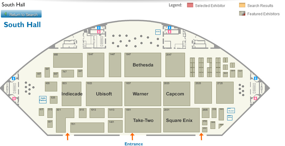 E3 2016 : les plans du salon sont là,Take Two s’offre une place de choix