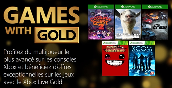 Xbox Live : 2ème vague de jeux Xbox One gratuits : The Crew et XCOM Enemy Unknown