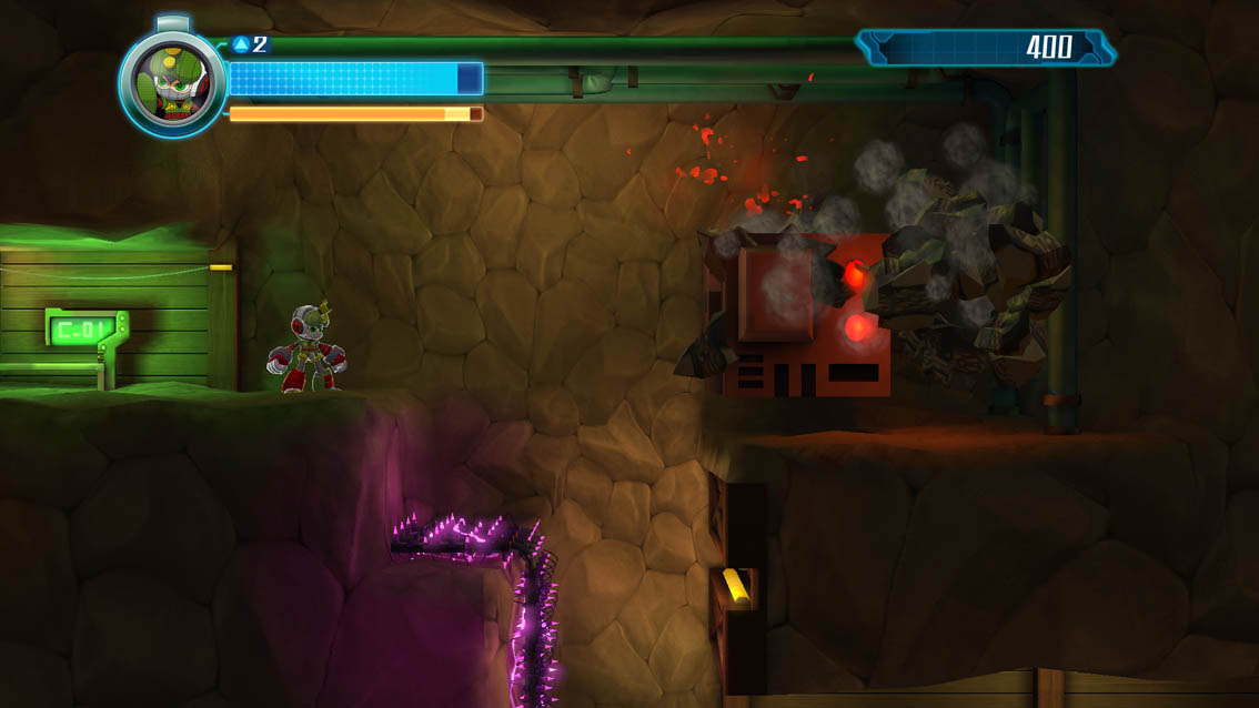 Les pouvoirs des autres Mighty peuvent servir dans d'autres niveaux !