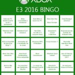 E3 2016 Xbox : le Bingo avant les annonces, jouez avec nous