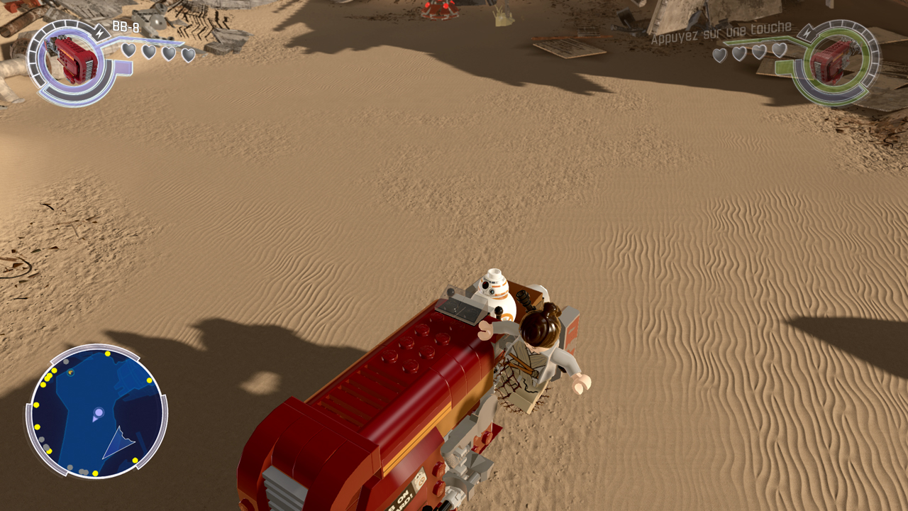 Quand BB8 en a marre de se faire trimbaler, c'est lui qui conduit