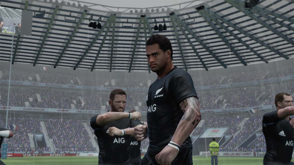 Le Haka des Allblacks reste une exclu de Rugby Challenge
