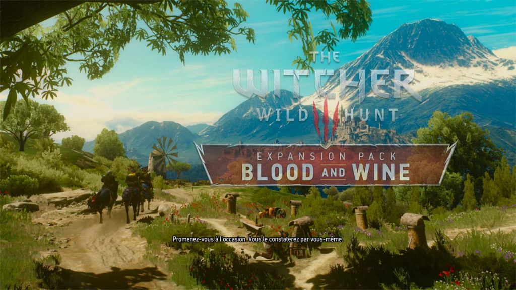 Test – The Witcher 3 : Blood and Wine