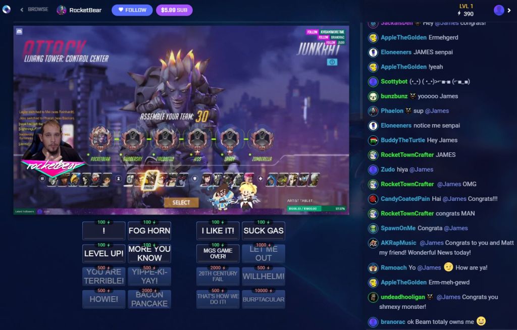 Microsoft achète Beam qui propose du streaming interactif des jeux