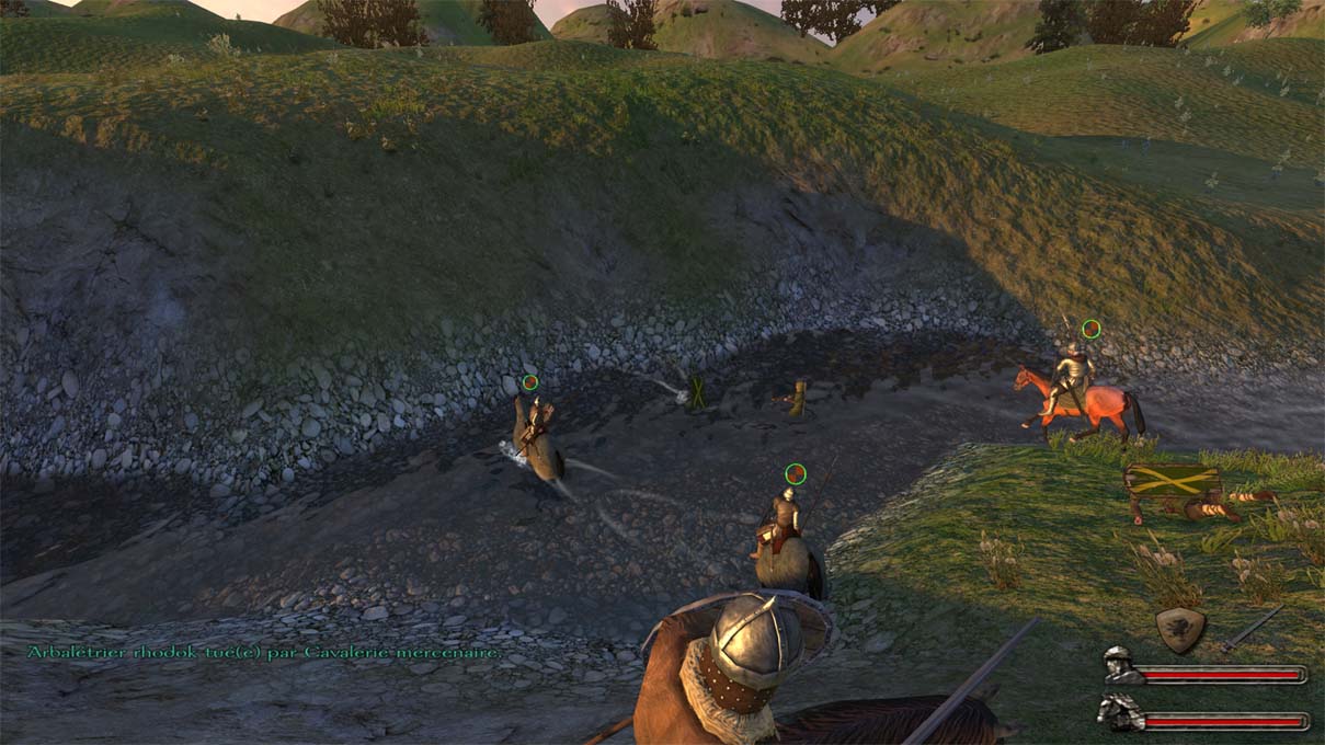 L'épée à cheval est un calvaire...