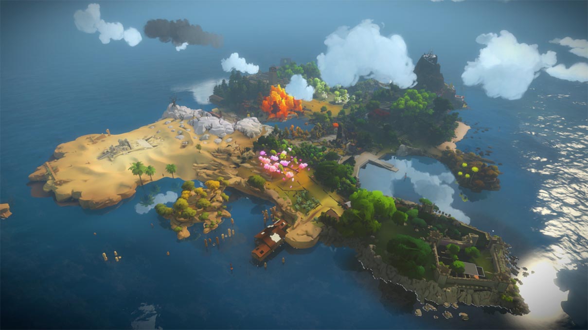 L'île de The Witness regorge de puzzles et de secrets