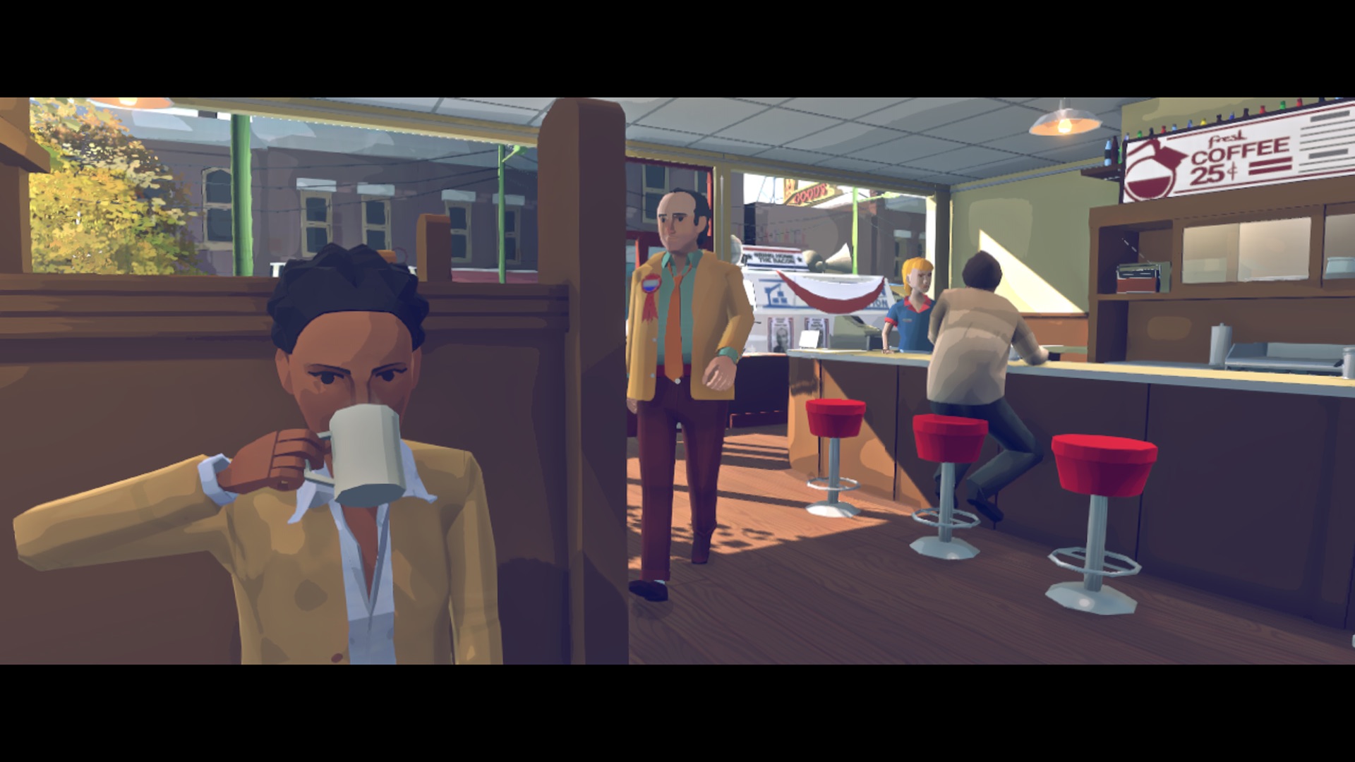You know this is, excuse me, a damn fine cup of coffee