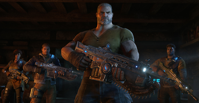 La toute nouvelle escouade (ou presque) de ce Gears of War 4