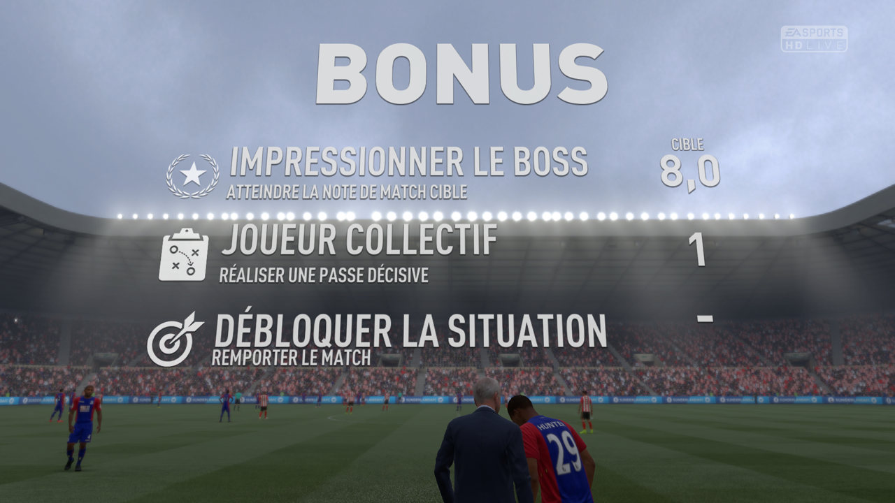 Pour gagner une place de titulaire, il faudra remplir un certain nombre d'objectifs pour satisfaire le coach