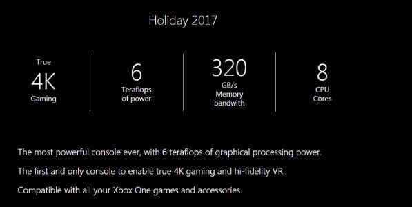 News : La Xbox Scorpio est la seule console à faire du “vrai 4K” d’après Microsoft