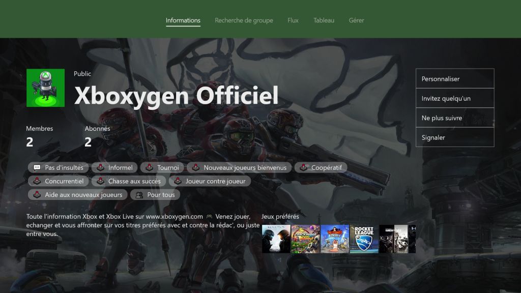 [MAJ] Xbox Live : le club Xboxygen est en ligne, venez nous rejoindre