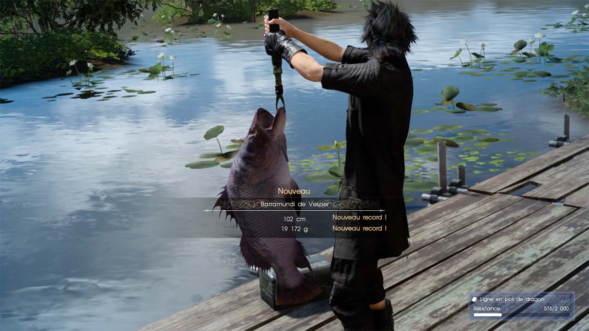 Noctis aime la pêche au gros !