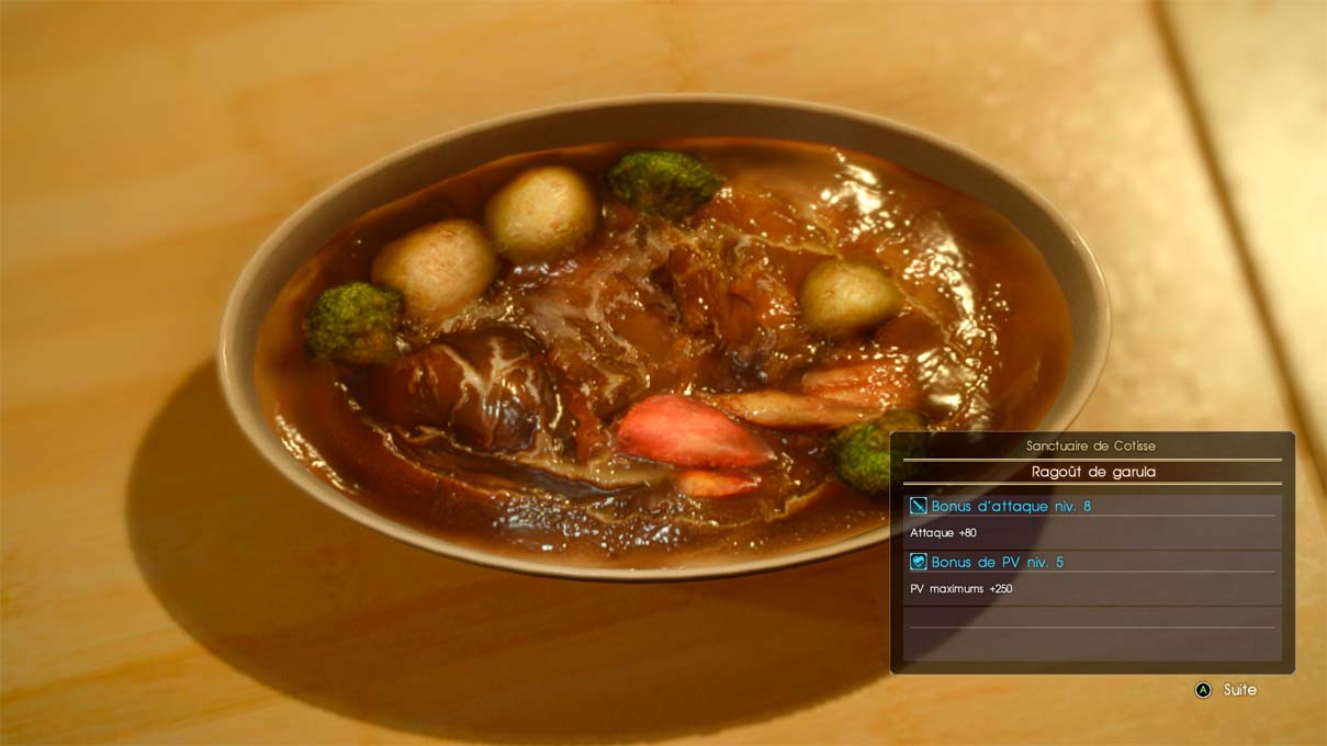 Au moins, la bouffe est bonne !