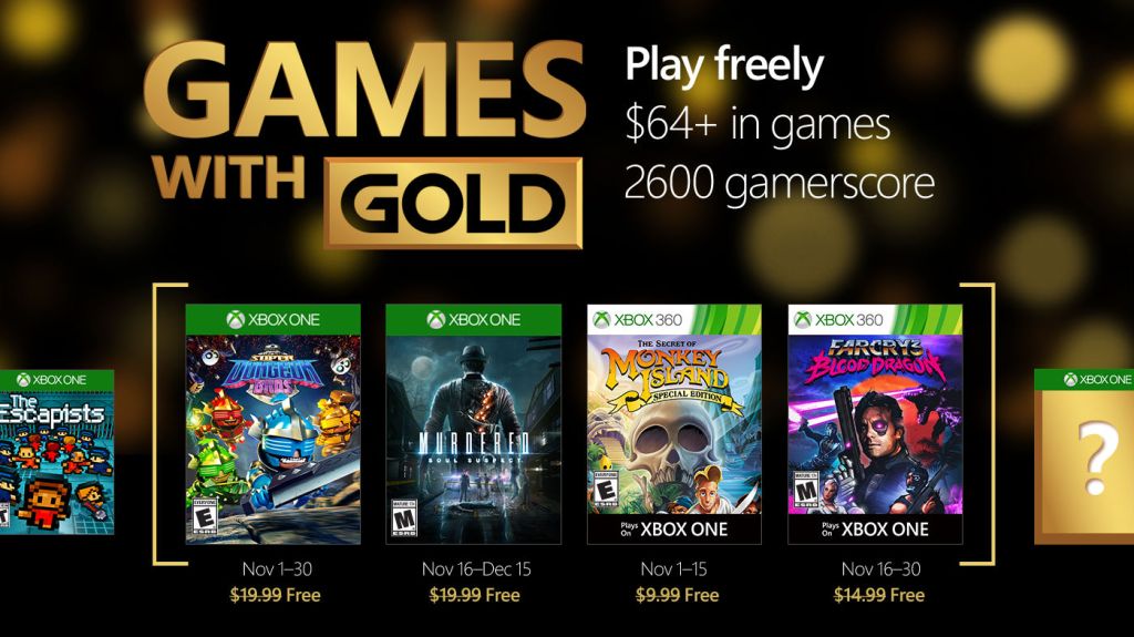 Xbox Live : la première vague de jeux gratuits de décembre est dispo
