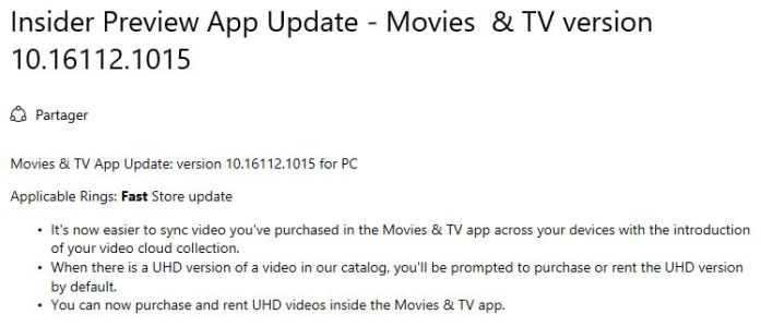 News : Les films UHD 4K dispos sur Windows 10 pour les Insiders, la Xbox One S suivrait ?
