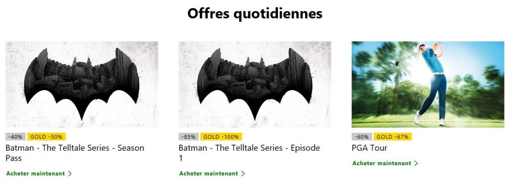 Les soldes Xbox Live de Noël : les offres du 28 décembre