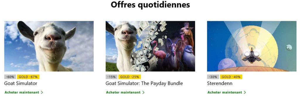 Les soldes Xbox Live de Noël : les offres du 29 décembre