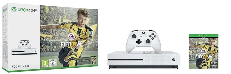 News : [Bon Plan Noël] Xbox One S + Fifa 17 pour 232,74€