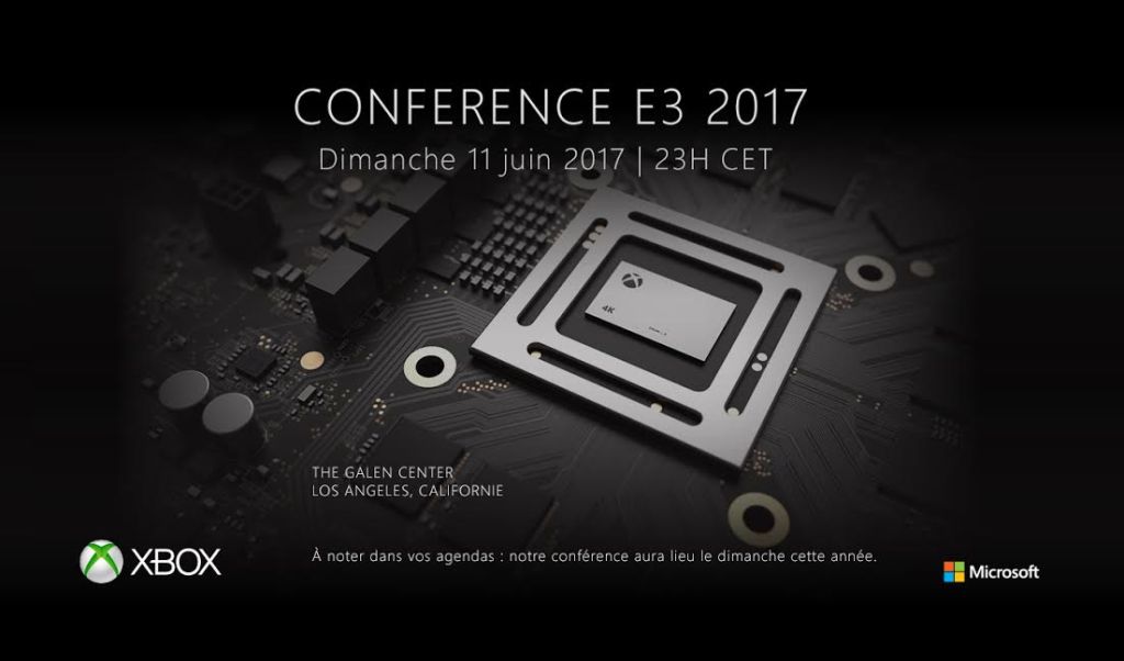 E3 2017 : la conférence Microsoft est datée pour le dimanche 11 juin !