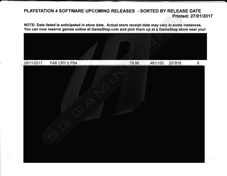 Far Cry 5 aurait été repéré chez Gamestop