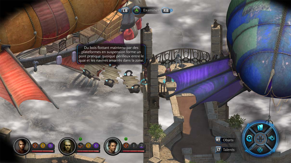 On retrouve les fameux bateaux volants de Planescape