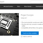 Xbox Scorpio : la page de précommande est en ligne