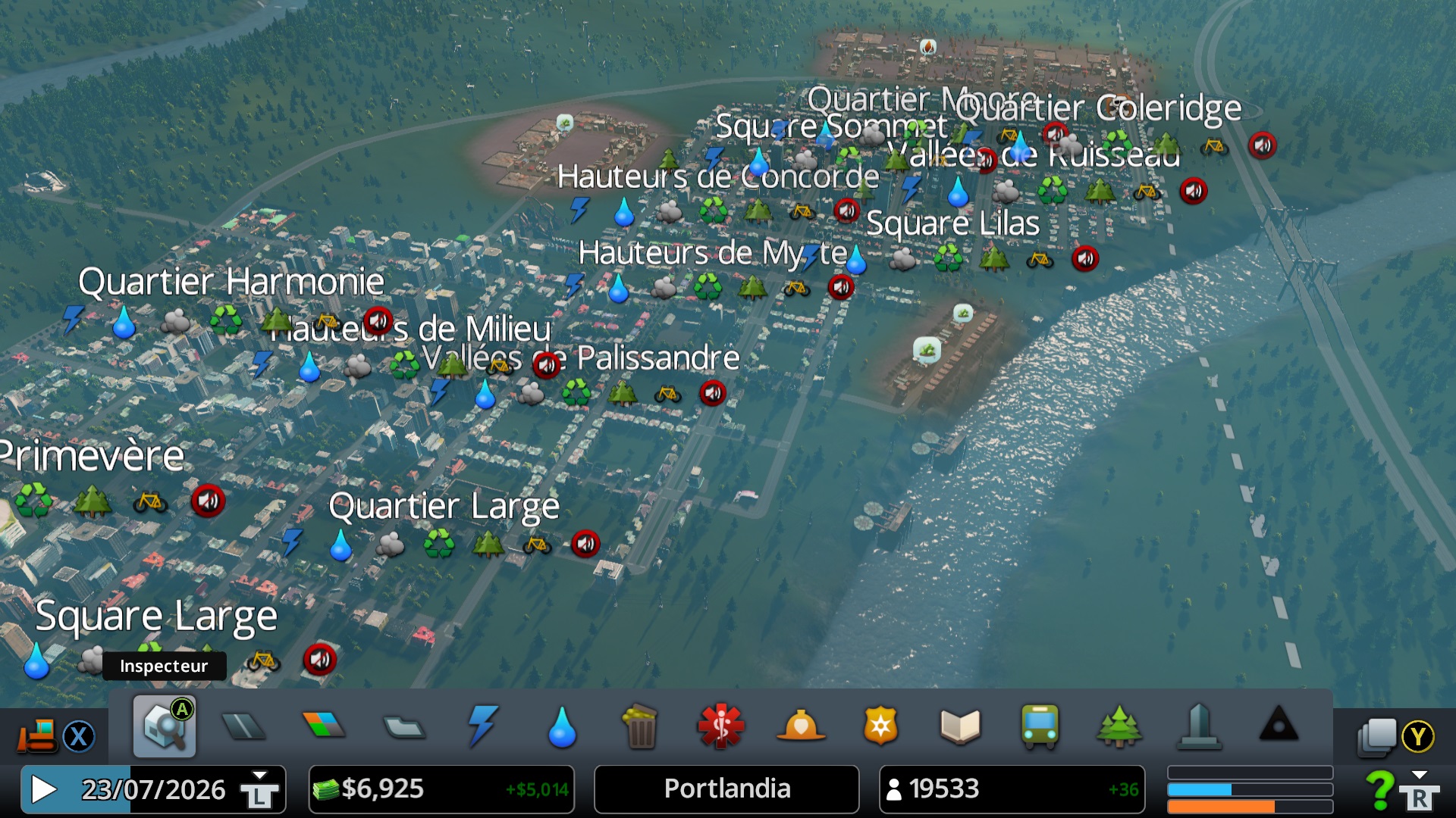 Avec les quartiers, c'est carrément le fouilli !