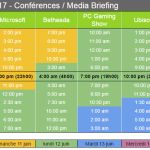 Conférences E3 2017 : dates et heures pour Xbox, Playstation, Nintendo et éditeurs