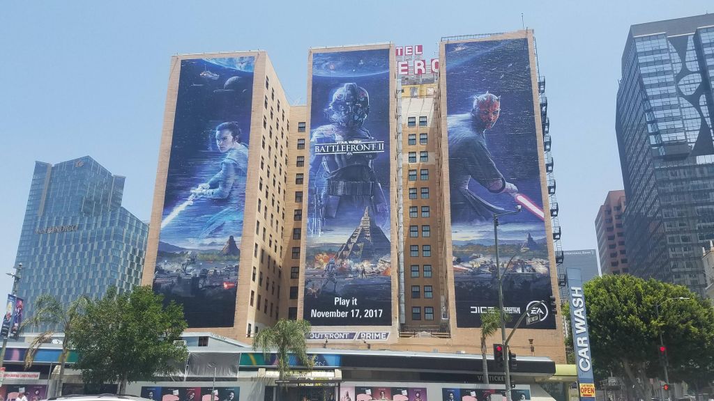 E3 2017 : cette année l’hôtel Figueroa s’habille en Battlefront 2